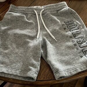 Hollister logo sweat shorts